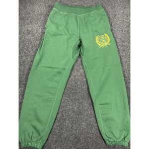RawGear Jogger Sweatpants Mens Medium Green Graphic Fleece Sweatpants